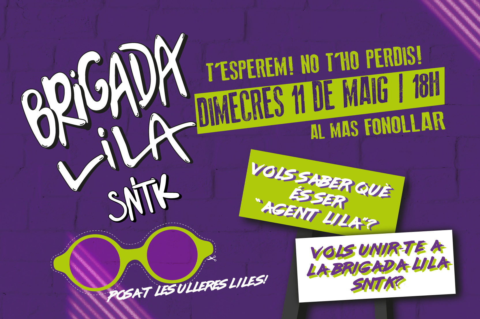 Presentació de la Brigada Lila Sntk