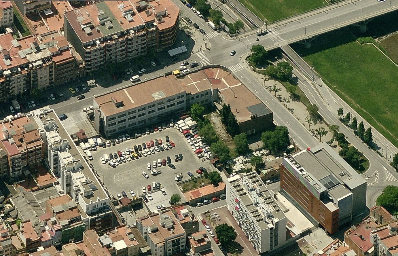 La Ciba foto d'imatge aèrea del recinte de la Ciba